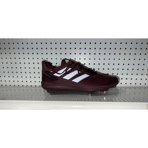 Adidas AdiZero Afterburner 8 Mens Metal Baseball Cleats Size 7 Maroon H00977 - Picture 1 of 8